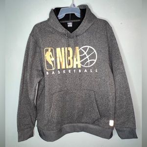 NBA Basketball Gray Mens Hoodie Size 2XL - Fall Winter Sports Clothing